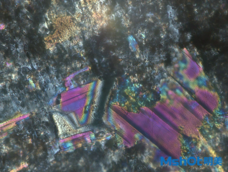 明美CCD相機應用于花崗巖偏光拍照